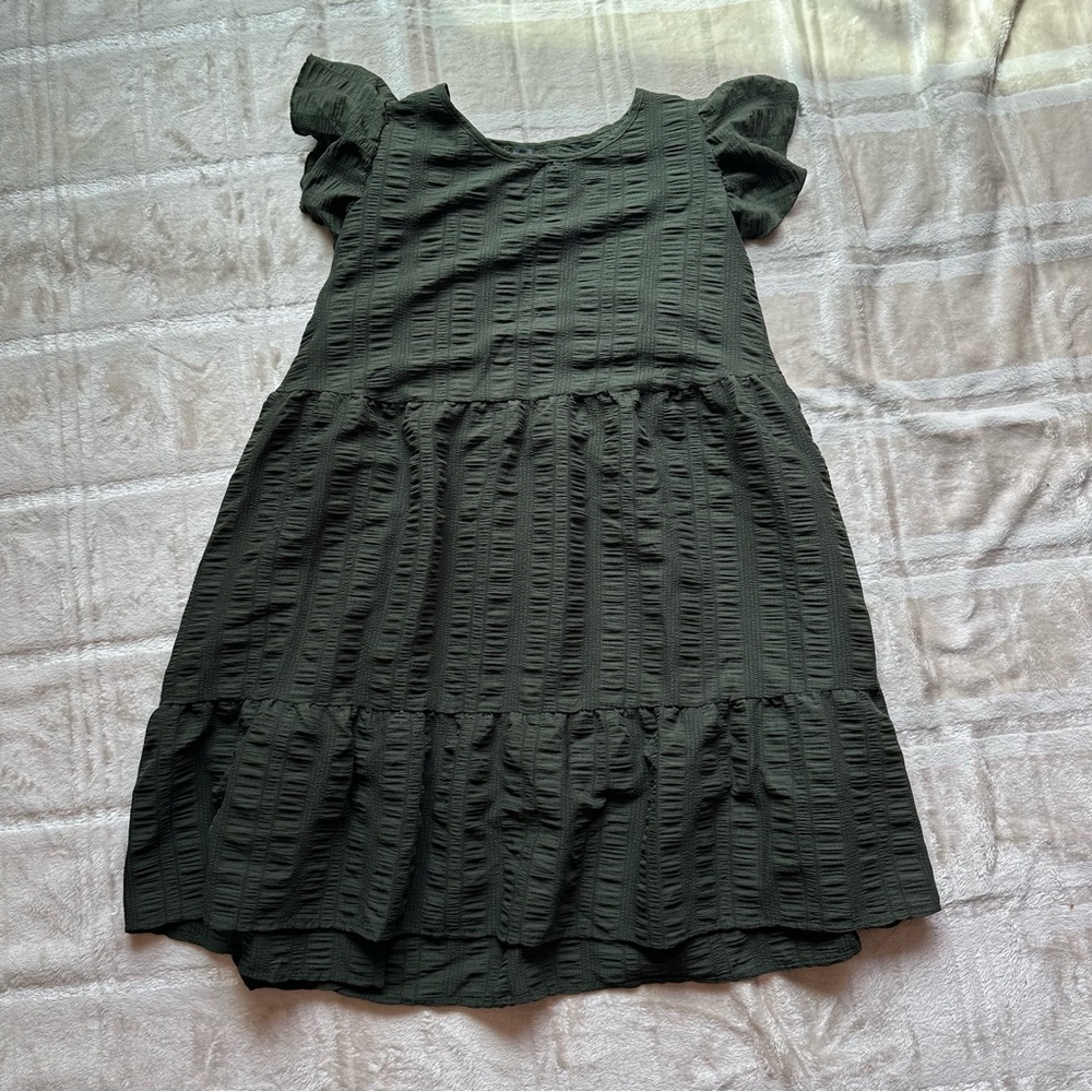 Dark Green casual dress